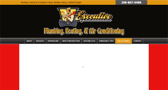 Desktop Screenshot of executiveplumbing.com